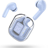 Wireless LED Power Display Mini Crystal in-Ear Earbuds